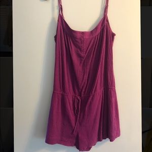 Bcbg magenta romper